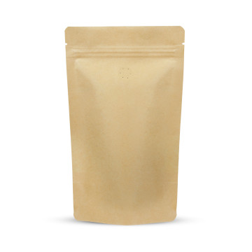 Buy online 1kg Kraft Paper With Valve Stand Up Pouch Bag with Zip Lock SP6